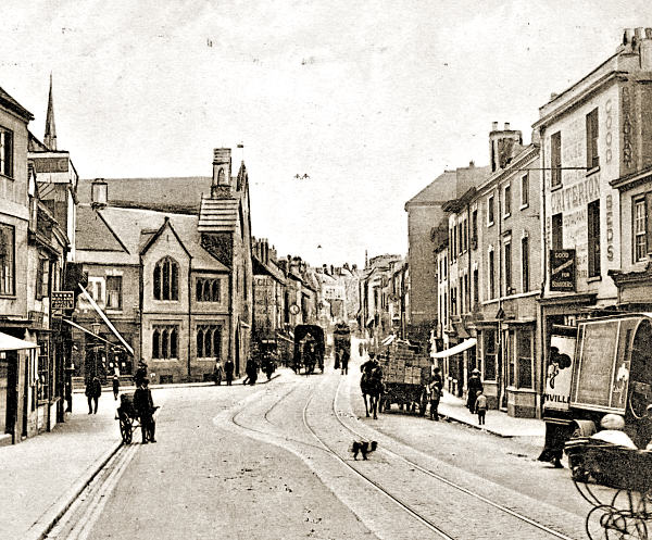 Bishop Street looking towards Burges, 1905