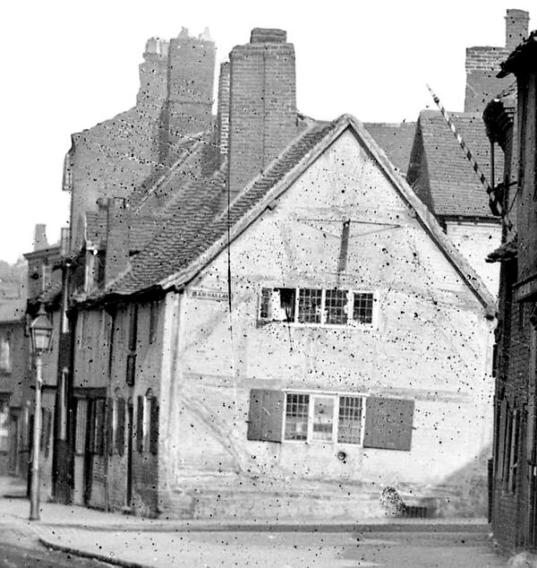 Black Swan Spon St / Barras Lane c1860 Black Swan Spon St Barras La c1860